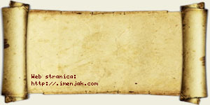 Miljana Hrnjaković vizit kartica